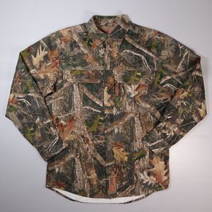 Redhead Silent Hide Shirt Mens Small S Camo Heavy Weight Double Elbows Hunting